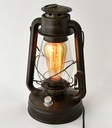 ELECTRIC RUSTY HURRICANE TABLE LAMP
